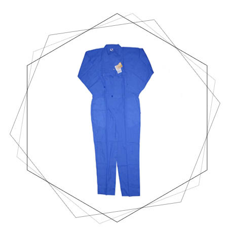 Poly Cotton Coverall Long Sleeve.