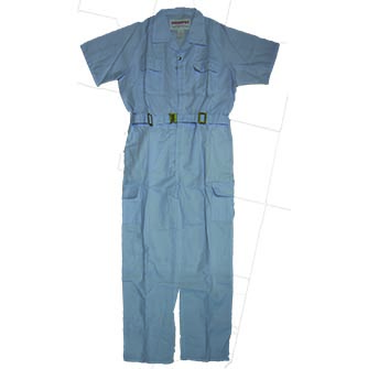 Poly Cotton Coverall Short Sleeve - TC Coverall SS, Industrial Short-Sleeve Coverall