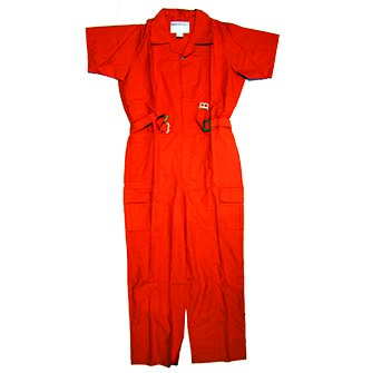 Poly Cotton Coverall Short Sleeve - TC Coverall SS, Industrial Short-Sleeve Coverall