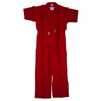 Poly Cotton Coverall Short Sleeve - TC Coverall SS, Industrial Short-Sleeve Coverall