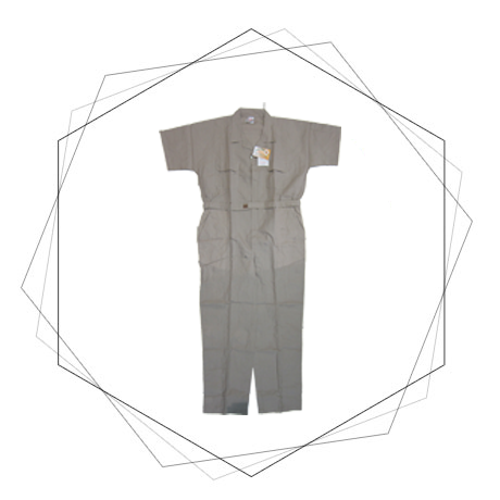 Poly Cotton Coverall Short Sleeve - TC Coverall SS, Industrial Short-Sleeve Coverall