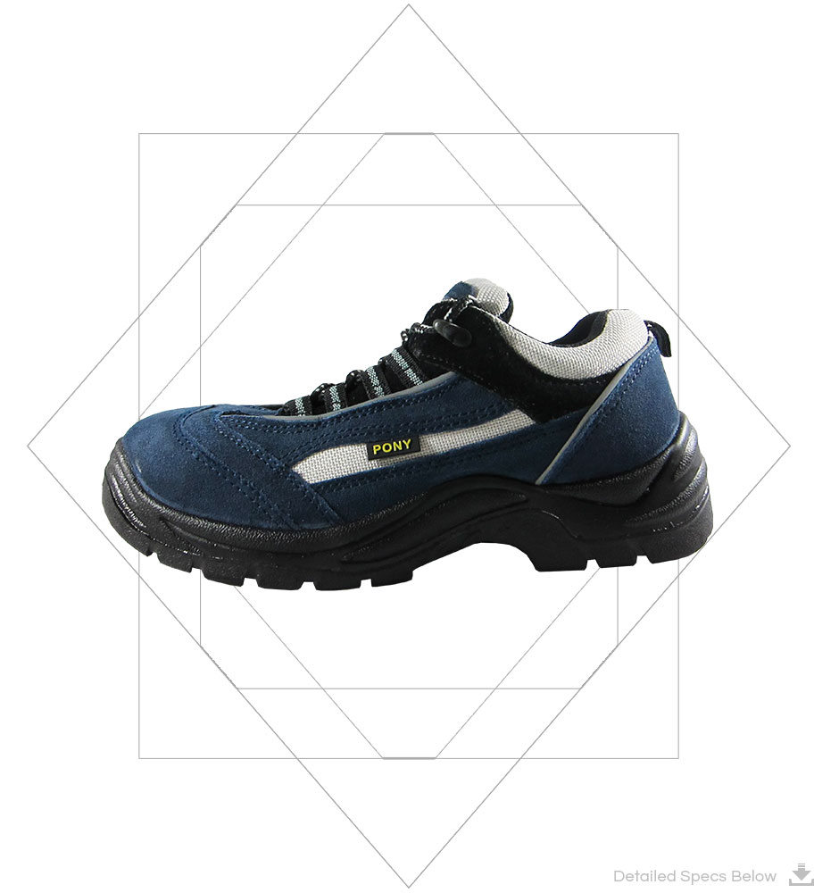 S1P Manager`s Safety Shoe Pony- Anti static and shock absorbing Manager's safety shoe, Safety foot wear, Oil and Chemical resistant