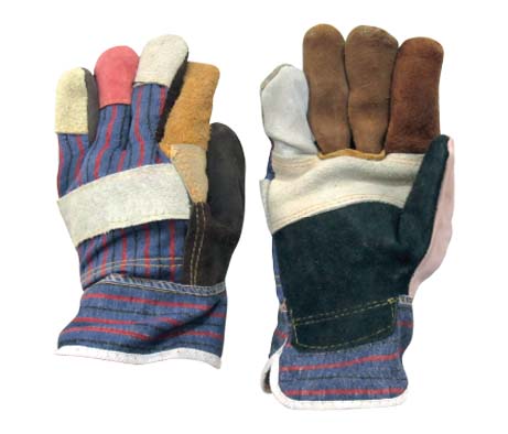 PP311 LEATHER GLOVES RAINBOW R/C 10.5"