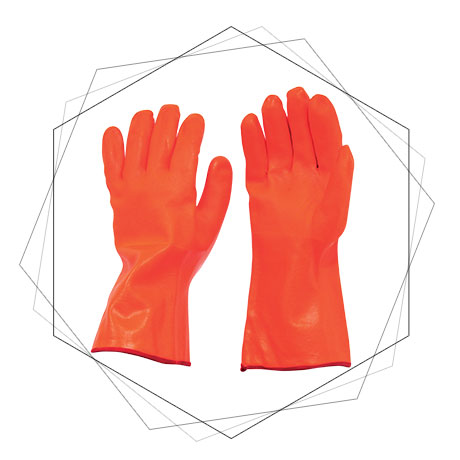 PVC Gloves With Washable Lining