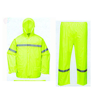 PCV Yellow Raincoat Polyester PVC Rain Jacket and Pants  Waterproof Rain Suits  Made of high quality PVC material Unisex Yellow Rainfreem suits We are the best seller of the suit. Available with different sizes.