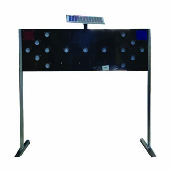RC-HS4A Solar Road Arrow Board - Solar Road Arrow Board with Blue and Yellow Light
