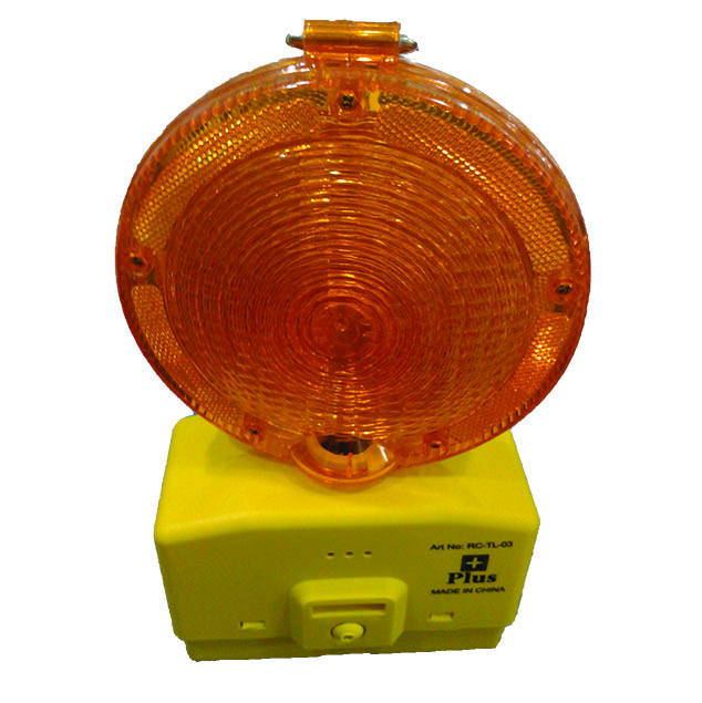 RC-TL-03 Flashing Light Amber - Traffic Barricade Light