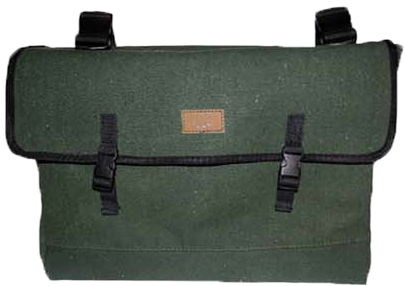 S-11-C Canvas Tool Bag Close 2 Pockets, Carry On Back