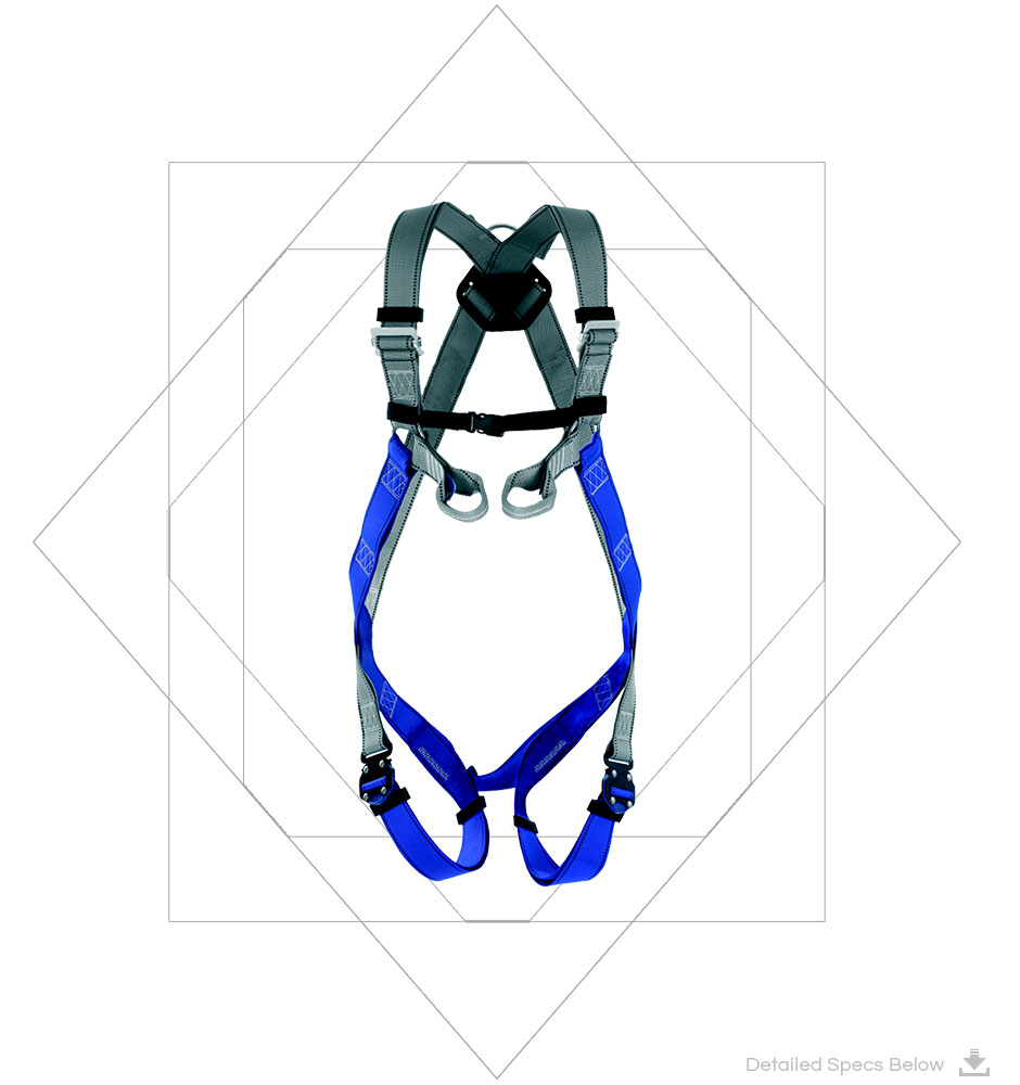 Safety Harness IK G 2 C - Two point fall arrest safety harness.