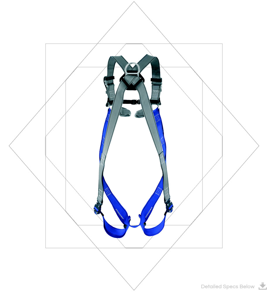Safety Harness IK G 2 C - Two point fall arrest safety harness.
