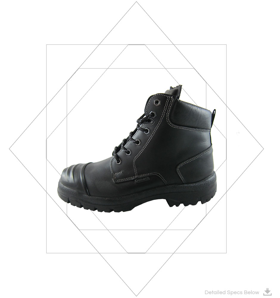 SDR10CSI Goliath Boots DDR Sole-High Ankle Boots, Oil Resistant, Anti Static Dual Density Safety Boots