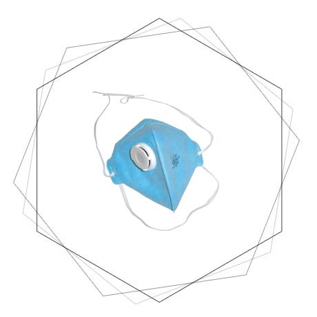  SH3200V FFP2 Vertical Flat Fold Mask