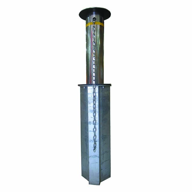 Steel Cylinder Barrier - Barrier posts steel cylinder (Traffic barrier pole steel)