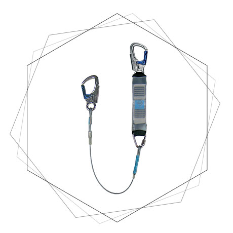 Steel Wire Rope Energy Absorbing Lanyard