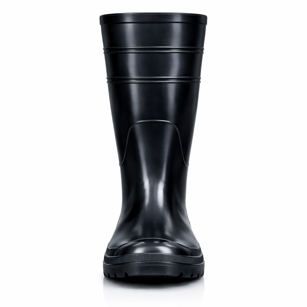 STEIF GUMBOOTS BLACK-Anti Slip Sole