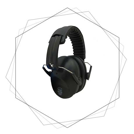 STEIF Mini Folding Earmuff Mars Black, Mini Folding Earmuff