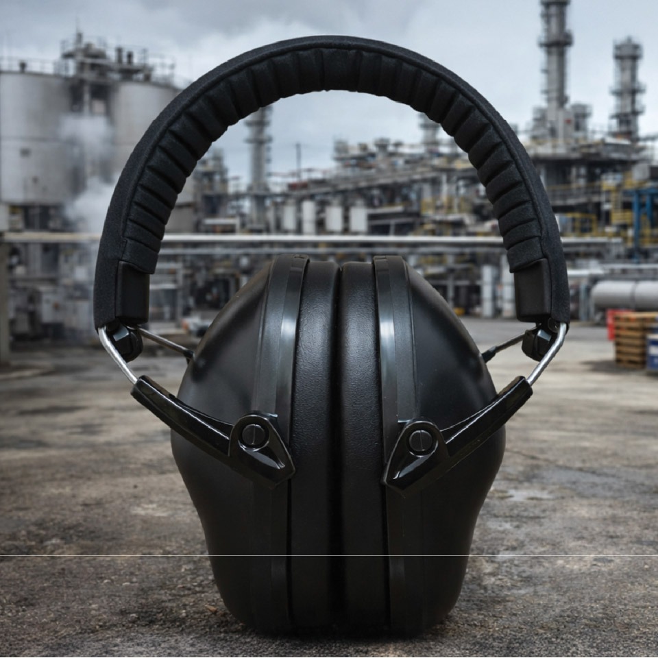 STEIF Mini Folding Earmuff Mars Black, Mini Folding Earmuff