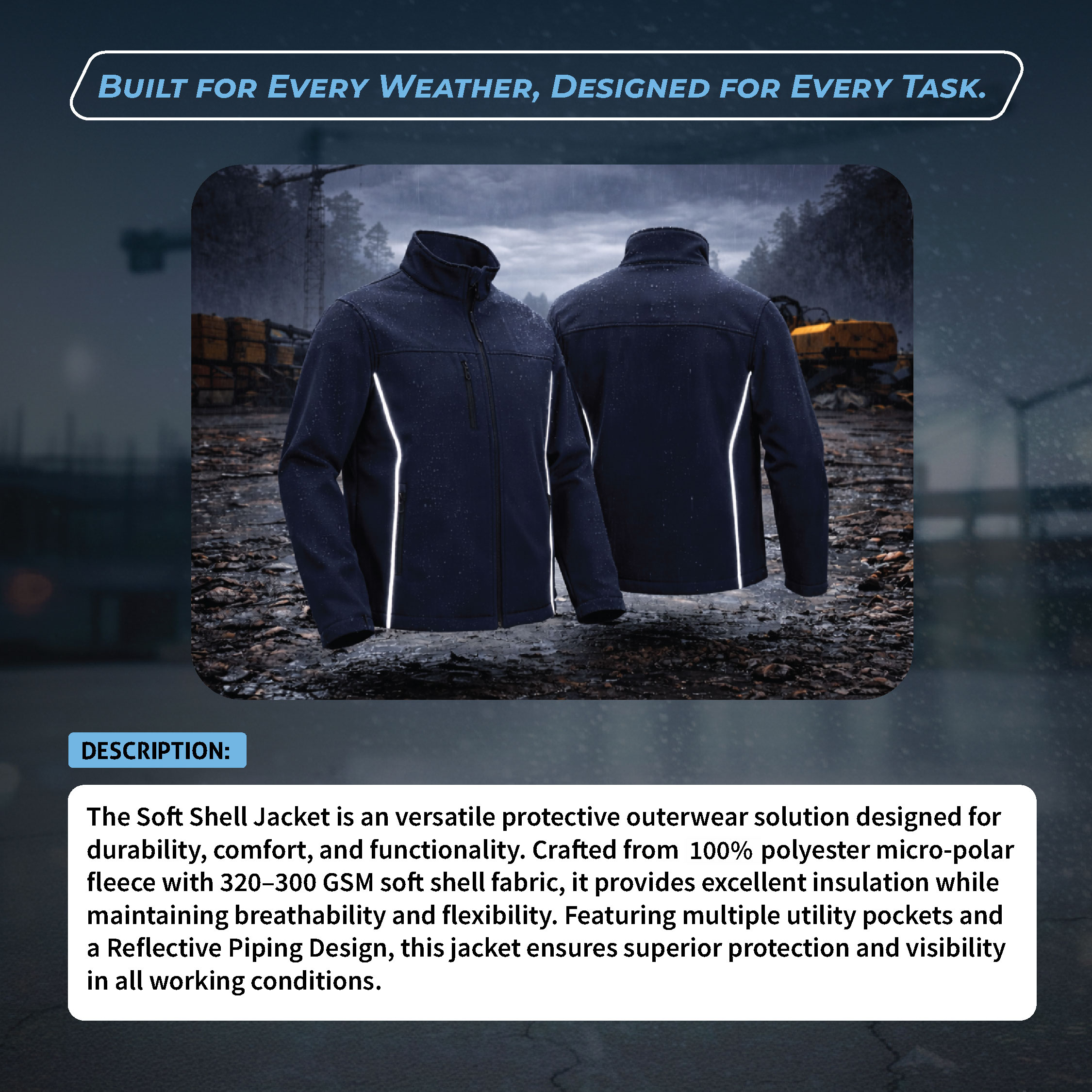 Steif Soft Shell Jacket back