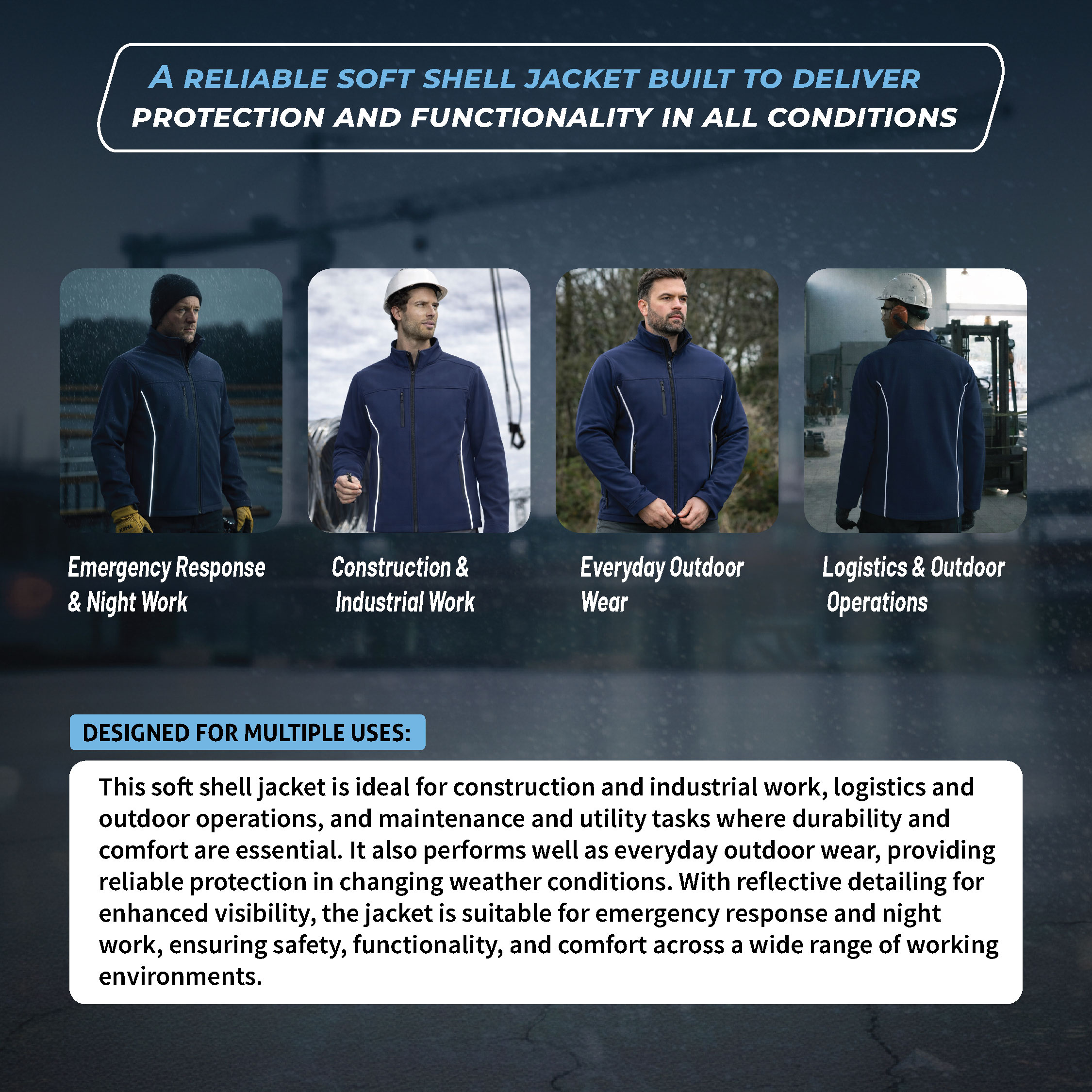 Steif Soft Shell Jacket back