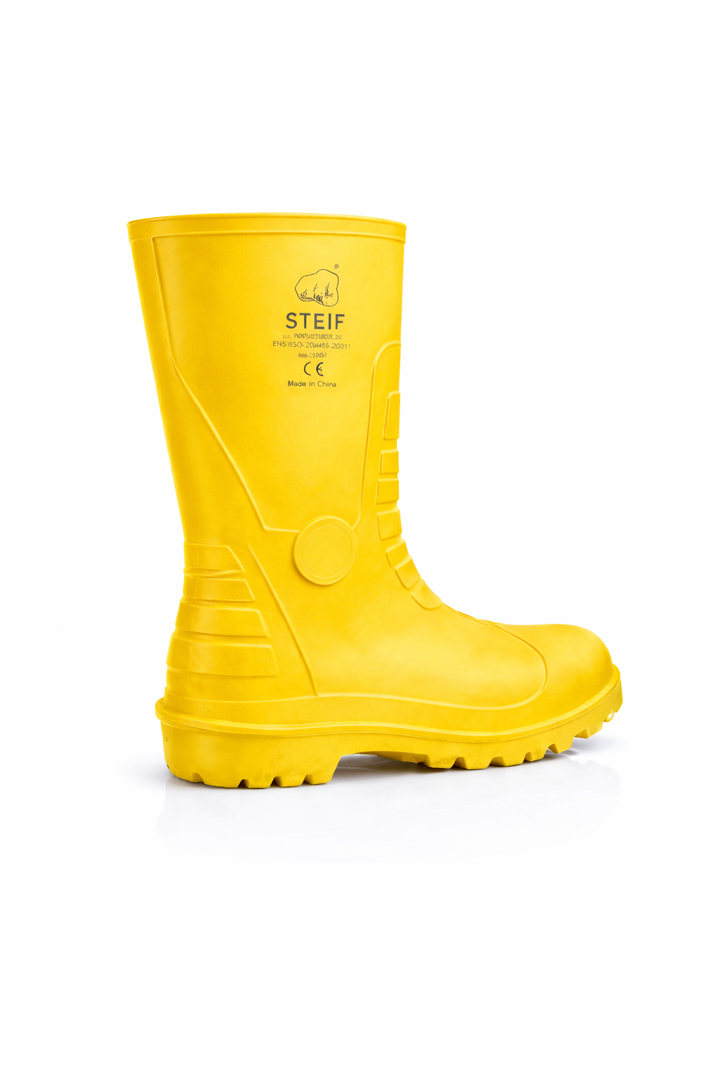 STEIF WELLINGTON BOOTS YELLOW ST.CAP/SOLE-Comfort and slip resistant