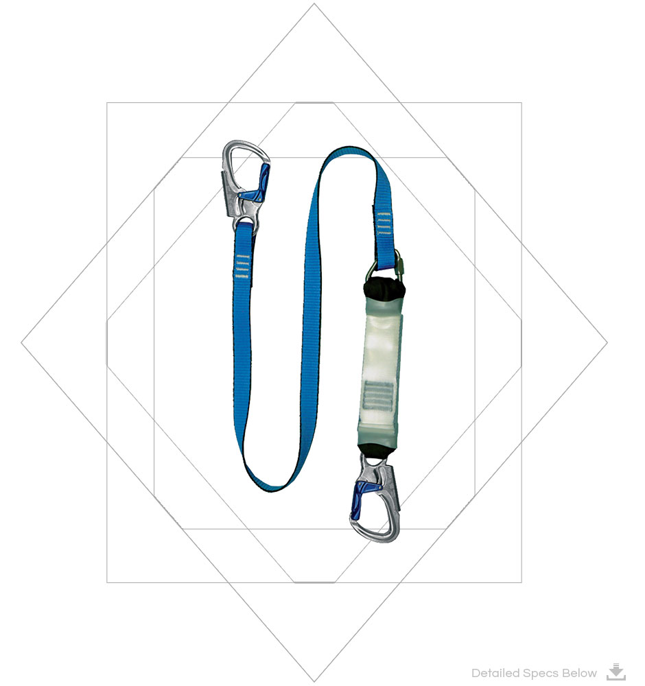 Webbing Energy Absorbing Lanyard