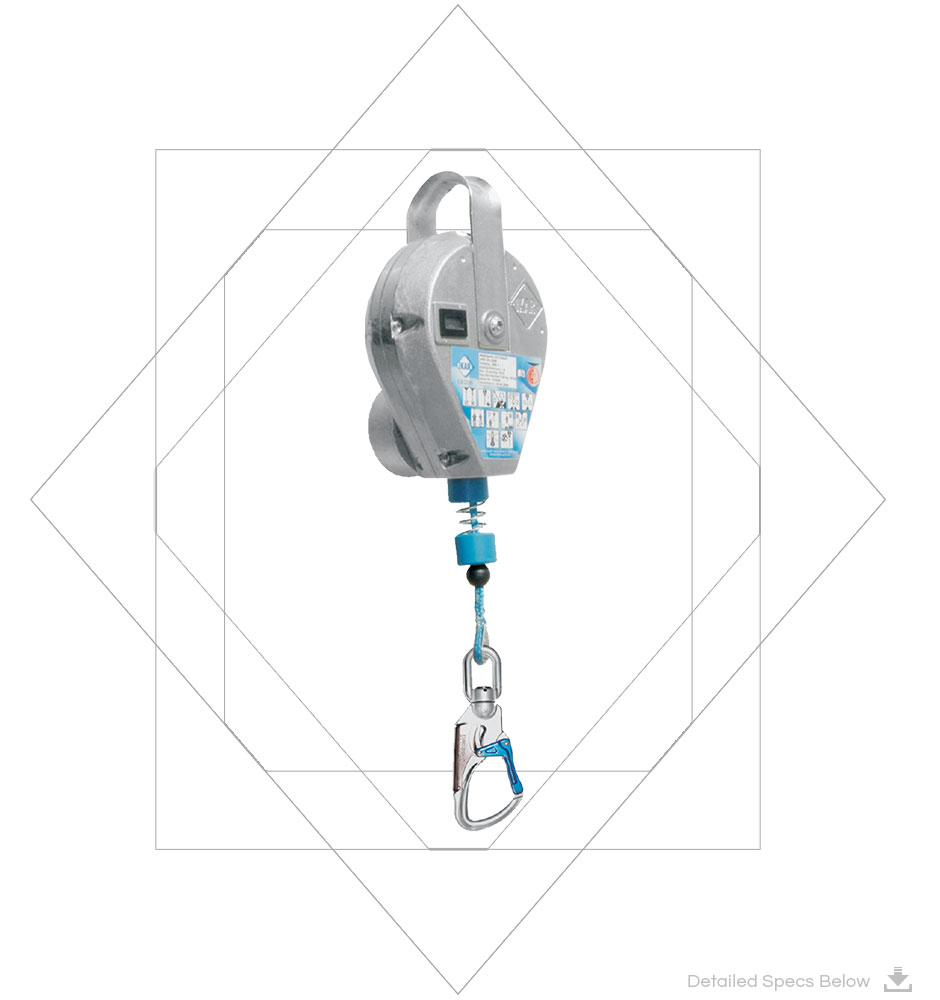 Webbing Energy Absorbing Lanyard (Large Double Action Hook)