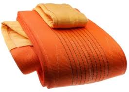 Webbing Sling Safety Factor 6-1 -Webbing Slings, Lifting Slings  10 Inch Orange