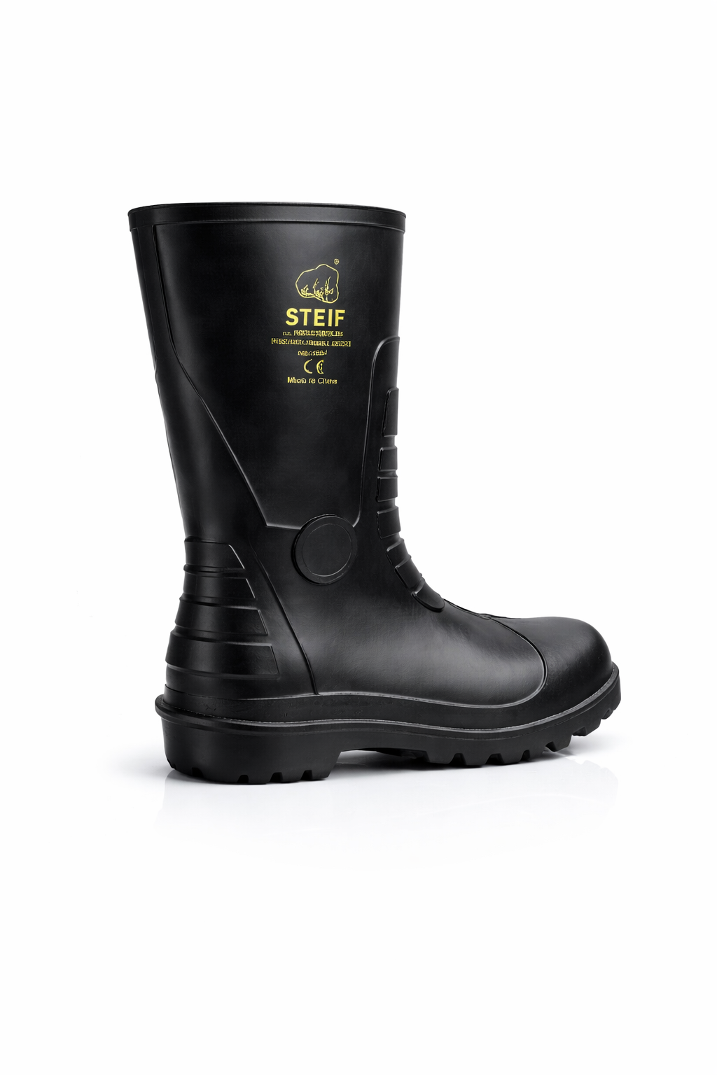 WELLINGTON BOOTS BLACK ST.CAP/SOLE-Comfort and slip resistant