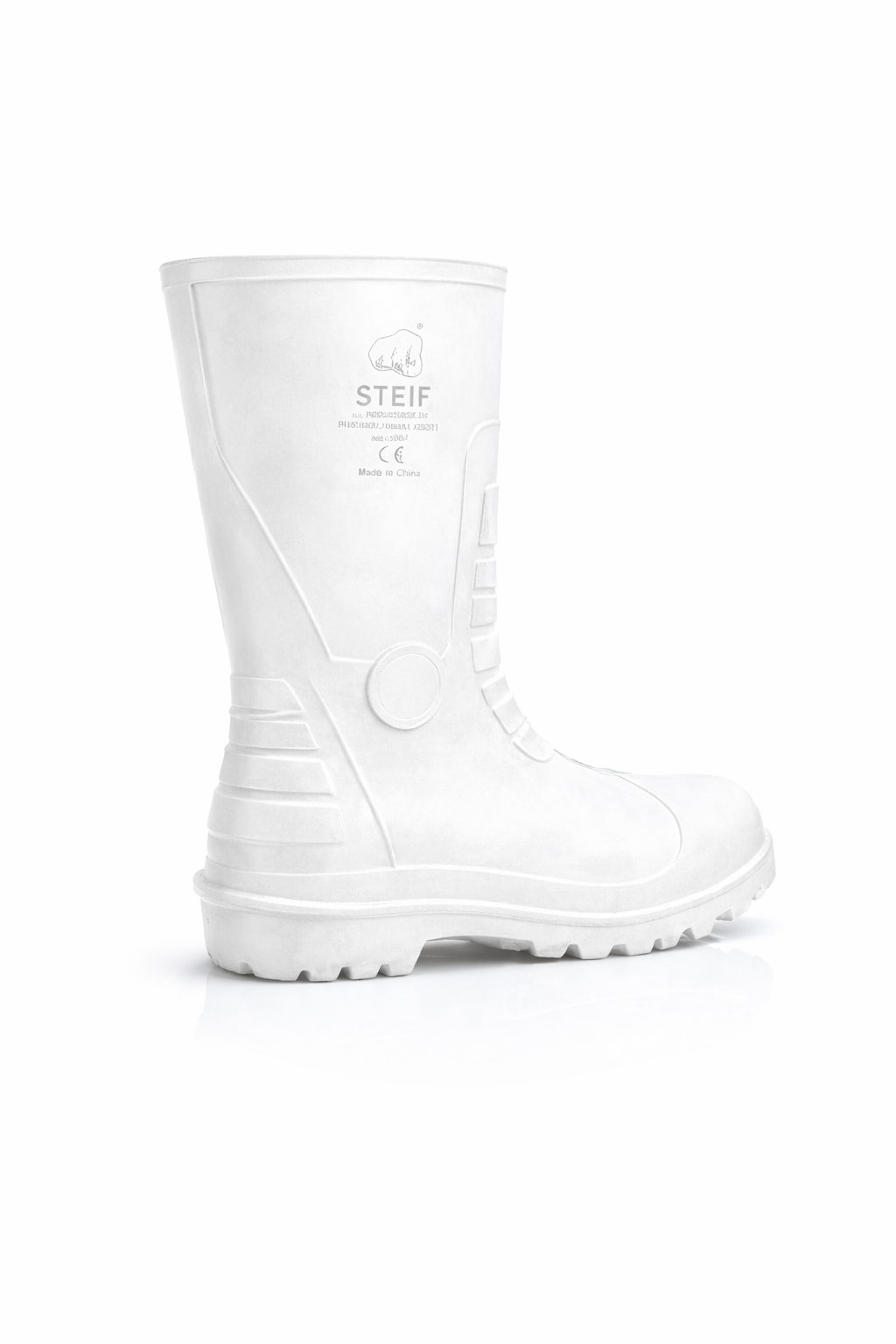 WELLINGTON BOOTS WHITE ST.CAP/SOLE-Comfort and slip resistant