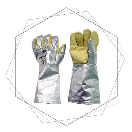  YARR 500Deg Para Aramid + Aluminized Gloves